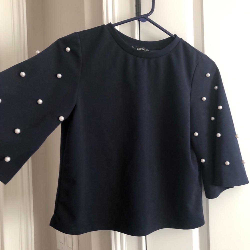 SHEIN Crop Blouse